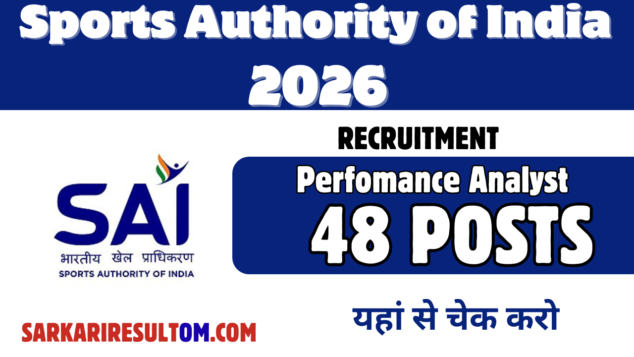 Sports Authority of India PA 2026 Recruitment out for 48 Posts Apply Online