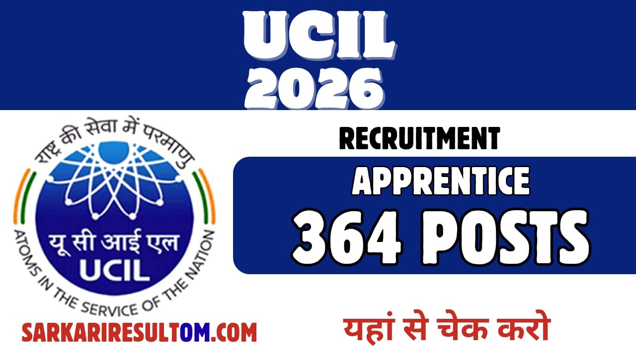 UCIL Apprentices Recruitment 2026 out for 364 Posts Apply Online