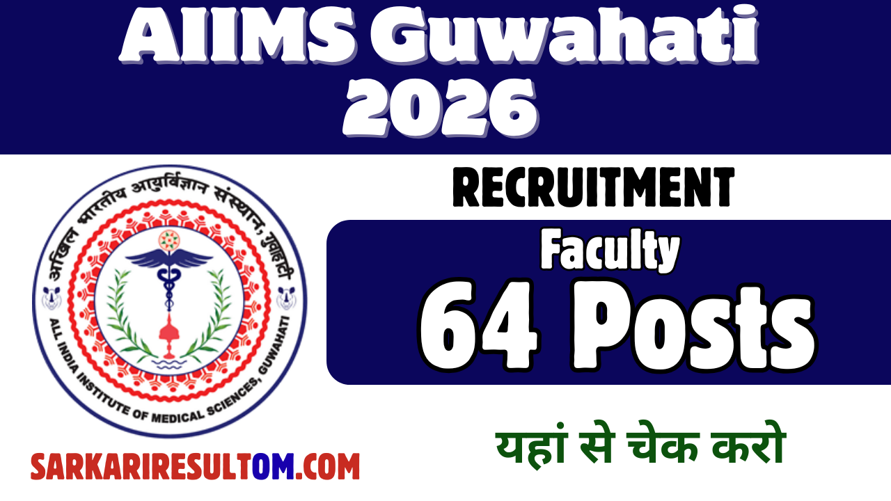 AIIMS Guwahati Faculty Recruitment 2026 out for 64 Posts Apply Online