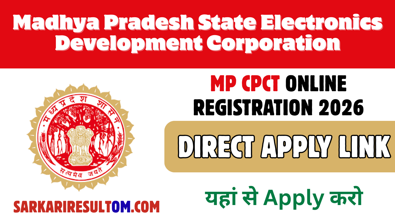 MP CPCT Online Registration 2026 Begins – Direct Apply Link & Key Information