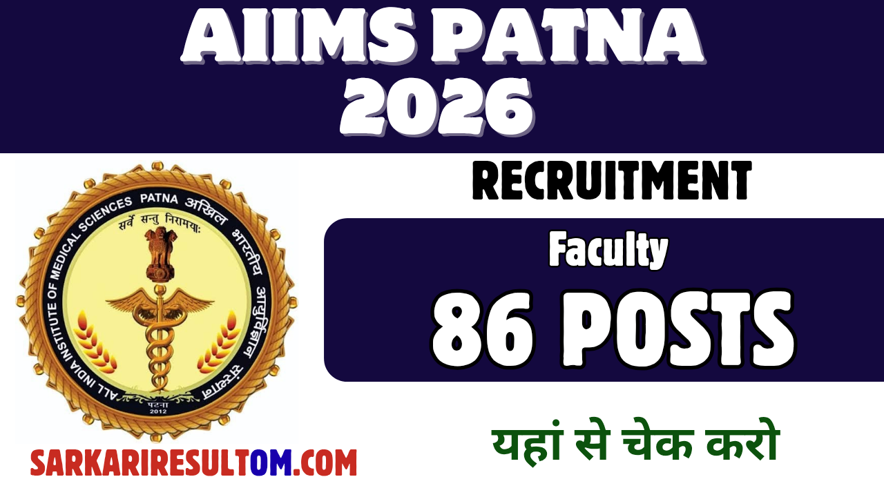 AIIMS Patna Faculty Recruitment 2026 out for 86 Posts Apply Online