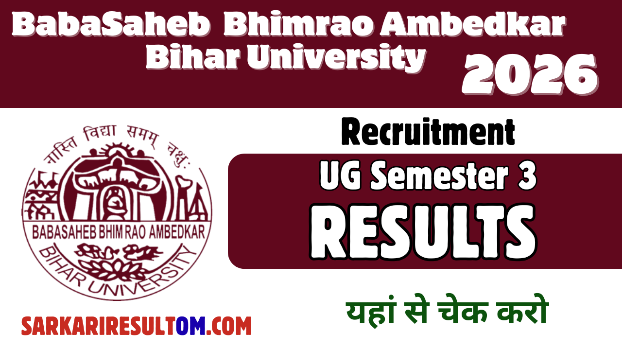 BRABU UG Semester 3 Result 2023-27 Released Check Now