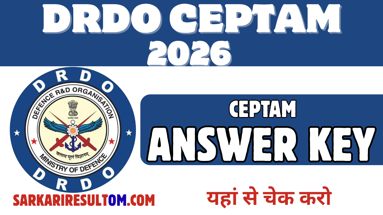 DRDO CEPTAM 11 Answer Key 2026 Released Check Now