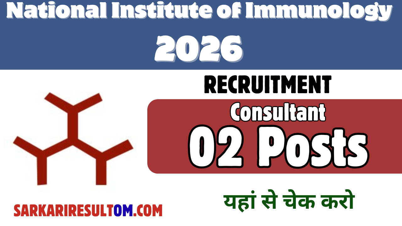 NII Consultant Recruitment 2026 out for 02 Posts Apply Offline